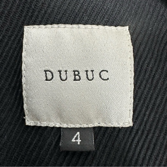 DUBUC Size 4 Black Ribbed Fitted Jacket - Picture 12 of 13